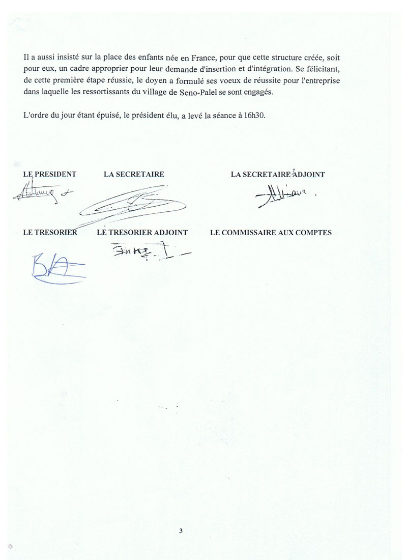 Assemblée Générale Constitutive